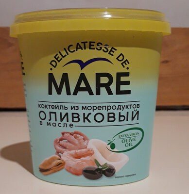 Коктейль из морепродуктов в масле