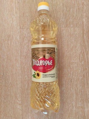 Масло подсолнечное «Подворье» рафинированное дезодорированное высший сорт