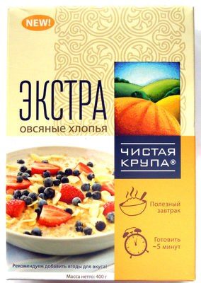 Овсяные хлопья Экстра