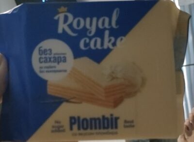 Вафли Royal Cake на сорбите со вкусом пломбира