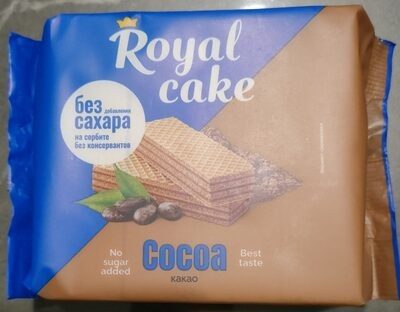 Вафли Royal cake на сорбите с какао