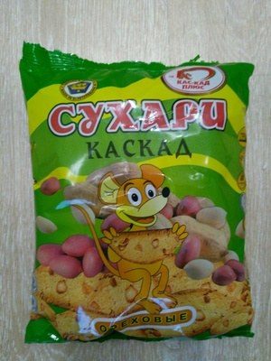 Сухари Каскад ореховые