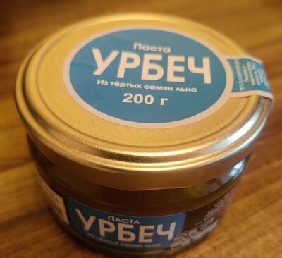Урбеч из тёртых семян льна