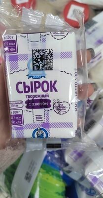Творожок с изюмом