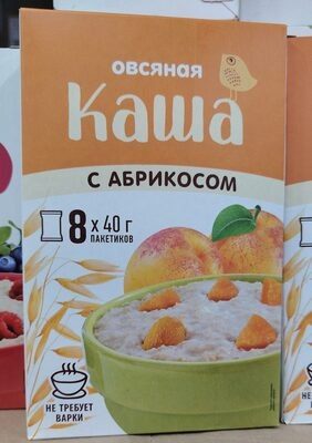 каша овсяная с абрикосом
