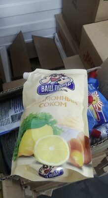 майонез ваш повар большой с лимонным соком