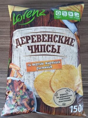 Деревенские чипсы со вкусом жареных рыжиков