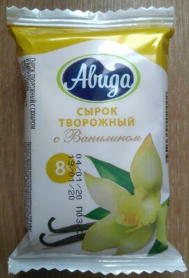 Сырок творожный с сахаром и ванилином