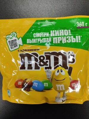M&M's арахис 360г