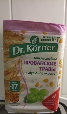 Dr.Korner кукурузно-рисовые хлебцы "Прованские травы"