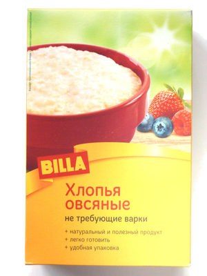 Хлопья овсяные, не требующие варки