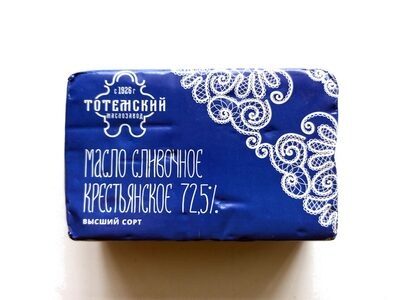 Масло сливочное Крестьянское 72,5%