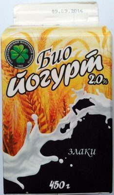 Биойогурт «Бифилайф» со злаками 2,0%