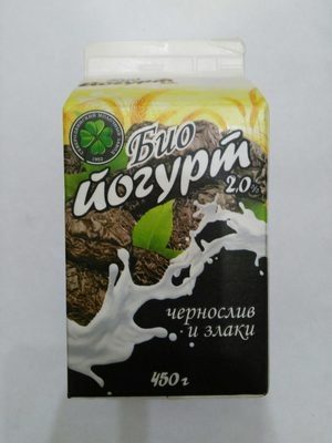 Биойогурт "Бифилайф" фруктово-ягодный "Чернослив-злаки"