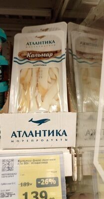 Кальмар филе-ломтики