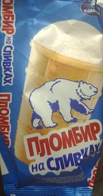 Мороженое пломбир ванильный