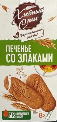 Печенье сдобное со злаками