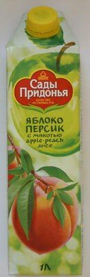 сок яблочно-персиковый с мякотью восстановленный