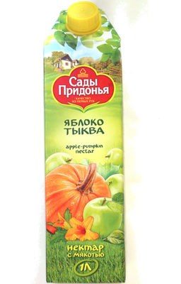 Нектар с мякотью яблоко-тыква