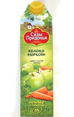 Нектар с мякотью яблоко-морковь