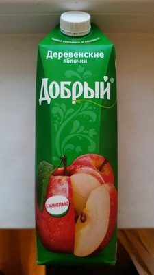 Яблочный нектар с мякотью