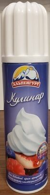 Крем взбитый на растительных маслах ультрапастеризованный "Кулинар"