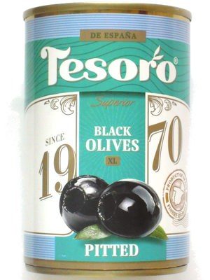 Black olives pitted
