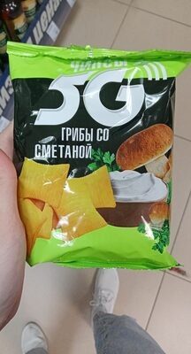 Чипсы грибы со сметаной