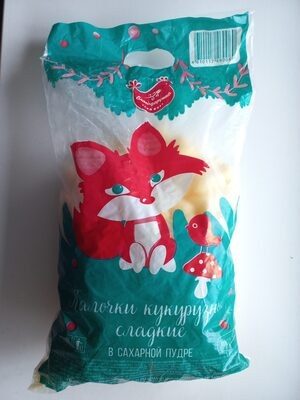 Палочки кукурузные сладкие в сахарной пудре