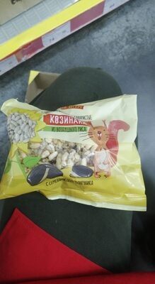 Козинаки из воздушного риса русский десерт с семенами подсолнечника