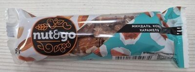 Nut&Go Миндаль, Кокос, Карамель