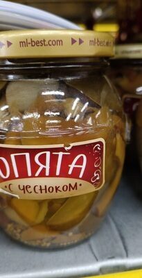 опята с чесноком