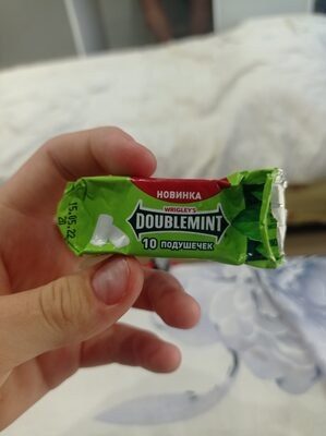 Жевательная резинка Wrigley's doublemint мята 13,6г