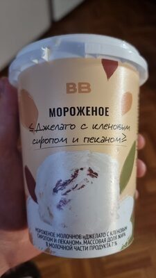 Мороженое "Джелато С Кленовым Сироп И Пеканом"