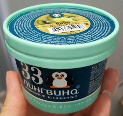 Десерт сорбет с киви