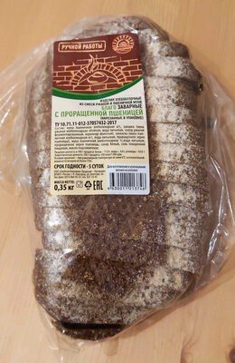 Хлеб из смеси ржаной и пшеничной муки с пророщенной пшеницей