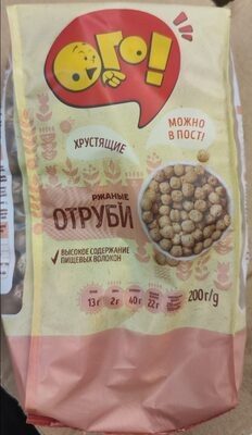 Отруби ржаные экструдированные