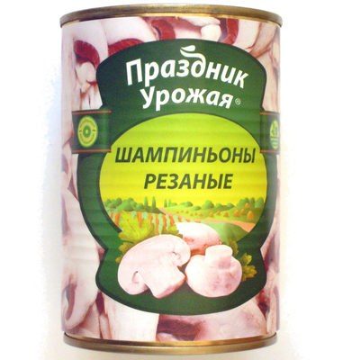 Шампиньоны резаные