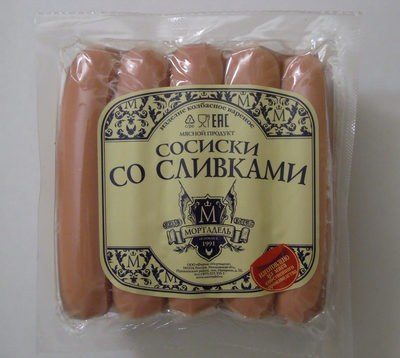 Сосиски со сливками