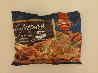 Сухарики со вкусом холодца и горчицы