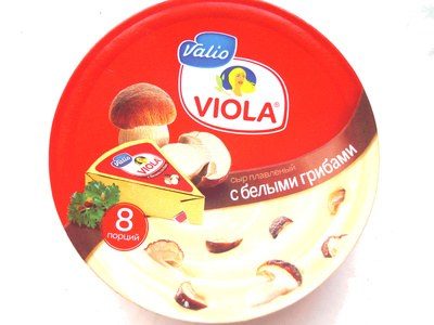 Сыр плавленый «Viola» «в треугольниках» с белыми грибами