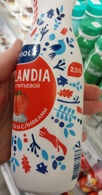 Йогурт ЛАПЛАНДИЯ КЛУБНИКА