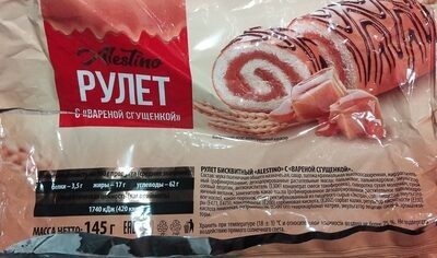 рулет бисквитный «Alestino» с «варёной сгущёнкой»