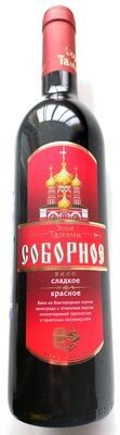 Вино сладкое красное Соборное