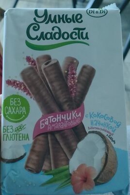 Батончики марантовые с кокосовой начинкой