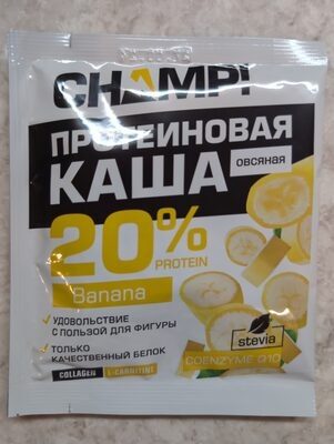 Каша протеиновая овсяная "Банановая с коэнзимом Q10"