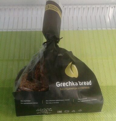 Слайсы из зелёной гречки пикантное