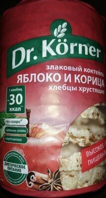 Хлебцы хрустящие "Злаковый коктейль", яблоко и корица