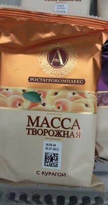 Масса творожная с курагой