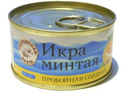 Икра минтая пробойная соленая